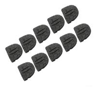 Oniissy 10 esponjas de soldadura para limpiador de puntas de soldador, 53 x 63 x 10 mm, esponjas de repuesto negras compatibles con estaciones de soldadura y sistemas controlados