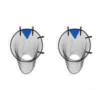 Oniissy 2 porterías de entrenamiento de fútbol para ejercicios de precisión, objetivo portátil de poliéster con correas ajustables, 45 x 60 cm y 55 x 70 cm, para una fácil configuración para práctica