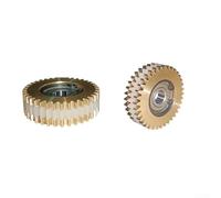 Oniissy 36 dientes E-For Bike Wheel Hub Motor Gear con rodamiento para motor, 38 x 8 x 12 mm, acero de nailon, cobre, engranaje planetario, componentes eléctricos (cobre)