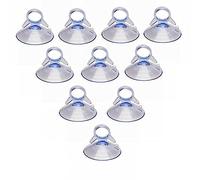 Oniissy 40 ventosas, ventosa delantera del coche, 20 x 45 mm, ventosa de PVC para coche, ventosas de plástico de goma transparente, para luces de cristal, ventana de coche, estante de ducha