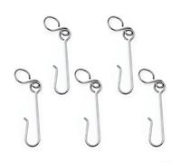 Oniissy 5 ganchos de acero inoxidable para cinturón de botella de gas de soldadura para clip de cilindro de propano MAPP, compatible con latas de gas de casete y latas de recarga, color plateado