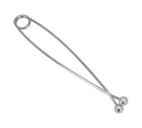 Oniissy Abridor de boca de pescado para entusiastas de la pesca, herramienta de desenganche de acero inoxidable con fuerte elasticidad y diseño de bola redonda para daños en la boca, 18,5 x 10,5 cm