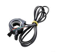 Oniissy Acelerador eléctrico de pulgar para bicicleta E-For Bike Speed Controller, 4.4 cm x 2.4 cm ABS Acelerador con cable de 0,55 m, compatible con componentes eléctricos