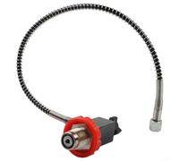 Oniissy Adaptador de tanque de buceo con válvula DIN de 40 MPa 6000 PSI con 1/8 BSPP para rosca G5/8 para estación de recarga de equipo de buceo y sistema de transferencia de oxígeno portátil (negro)