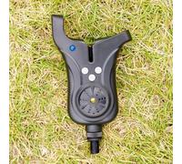 Oniissy Alarma de mordida de pesca con control de sensibilidad de tono de volumen e indicador LED para pesca de carpa, diseño impermeable con paso ajustable para pescadores