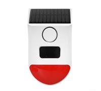 Oniissy Alarma solar con sensor de movimiento, alarma de cobertizo para Tuya, Detectores de movimiento infrarrojos inalámbricos, sonido de 120 dB y resistente al agua, sistema de alarma para el hogar