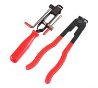 Oniissy Alicates de acero de alto carbono resistentes al óxido, mango ergonómico recubierto de plástico y cabezal tratado térmicamente para apretar, aflojar y agarrar tuercas y pernos (A)