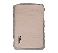 Oniissy Almohada autoinflable para campamento con soporte ergonómico para el cuello, tela elástica 30D y espuma viscoelástica de alta resistencia para dormir al aire libre en tienda de campaña, coche