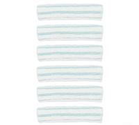 Oniissy Almohadilla de repuesto para lavadora M, funda de lavado para herramientas de limpieza, 27,5 x 6,8 cm, turquesa, 78% poliéster, 22% nailon, lavable a 40 °C (paquete de 6)