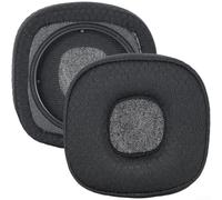 Oniissy Almohadillas de repuesto para auriculares Marshall Major V5, almohadillas suaves y transpirables, color negro, paquete de 2 orejeras (A)