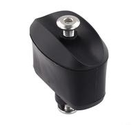 Oniissy Amortiguador trasero cuadrado para bicicletas plegables y pline, construcción endurecida con recorrido de 5 mm, ligero de 64,1 g, compatible con