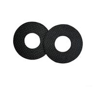 Oniissy Arandelas de arrastre de fibra de carbono para carretes de pesca de tambor, paquete de 2 pastillas de freno de repuesto, 31 mm x 8,3 mm y 34 mm x 16 mm, 0,5 mm de grosor, compatible con pesca