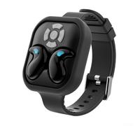 Oniissy Auriculares invisibles para dormir con control remoto, más de 120 horas en espera, video corto semiintraural, giro de página, me gusta, libro electrónico, auriculares LY9 (color negro)