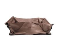 Oniissy Bandeja de almacenamiento plegable de tela Oxford 600D con asas laterales, se adapta a carritos plegables delanteros y traseros, aproximadamente 76 x 46 x 24 cm (marrón)