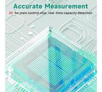 Oniissy Batería con voltímetro LCD de derivación de cobre puro de 100 A, 8-120 V CC, 0.03-100 A, capacidad de 0.1-999 Ah, rango de potencia de 0.1-1 kW, corriente bidireccional (pantalla de color)