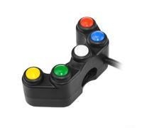 Oniissy Bicicleta eléctrica 5 en 1 control multi de la función del interruptor con el material del ABS para la señal de giro de la motocicleta y para el cuerno