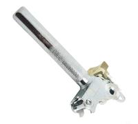 Oniissy Bloqueo eléctrico para tija de sillín antirrobo, tubo de sillín con almohadilla de goma ajustable, construcción de acero galvanizado, compatible con (A)