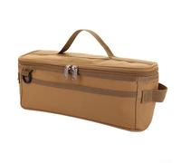 Oniissy Bolsa de almacenamiento de estacas para tienda de campaña, tela Oxford resistente con parte inferior impermeable de PVC, organizador de herramientas de 33 x 12 x 12 cm para clavos y cuerdas