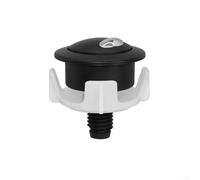 Oniissy Botón de inodoro de doble descarga de repuesto, válvula de descarga compatible con Siamp para Optima 50 accesorio de baño negro mate, plata, oro (negro)
