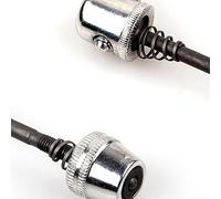 Oniissy Brocheta de liberación rápida para entrenador de bicicleta, eje de ciclismo interior de acero inoxidable de 17 cm, compatible con bujes traseros de liberación rápida de carretera