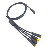 Oniissy Cable de bicicleta eléctrica 1T4, cable principal de 120 cm, cable de conexión impermeable con 5 pines, 3 pines, 8 pines, para M225, M325, M625, G341, G321, S307, C101, adecuado para aventuras