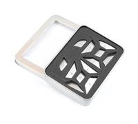 Oniissy Calcomanía para botón de volante de automóvil, cubierta plateada compatible con para Mercedes Clase C W204 2012-2016, color plateado