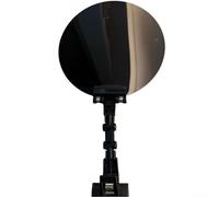 Oniissy Casco de soldadura con diseño cómodo ajustable, panel opaco de 32 x 16 cm en varios colores para seguridad de soldadura y contra chispas y desechos (negro)