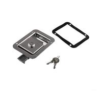 Oniissy Cerradura empotrada de acero inoxidable resistente para puerta de caravana, caja de herramientas, caravana, armario eléctrico, seguridad de vehículos