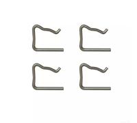 Oniissy Clips de tubo de escape para 1982A4 7701477442 4S7Q9F524AB - 4 clips de retención de metal compatibles con Jaguar S-Type MK2, Discovery MK3, Range