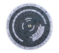 Oniissy Computadora de vuelo de aviación E6B-R circular con regla de deslizamiento con escala giratoria para entrenamiento de pilotos y cálculos de planificación de vuelo, resuelve el viento (E6B-R)