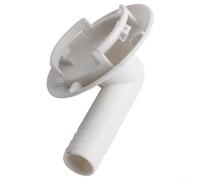 Oniissy Conector de manguera de drenaje de aire acondicionado de 4,2 cm, apto para unidades mini split y de CA, plástico blanco para una solución de drenaje duradera para uso en casa, hotel, oficina
