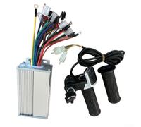 Oniissy Controlador de motor sin escobillas y pantalla LCD, kit de manillar del acelerador para electricidad, 36V/48V/64V/72V 500W, carcasa de aleación de aluminio de 30A con crucero inteligente