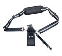 Oniissy Correa ajustable con tiras reflectantes, hebillas de metal, antibalanceo para arnés WALKIE Talkie con 4 puntos de gancho para oficiales de seguridad, equipo de pecho bidireccional