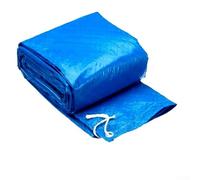 Oniissy Cubierta de piscina rectangular impermeable protección contra escombros PE cubierta de piscina para piscina marco con diseño de fácil instalación (260 x 170 cm)