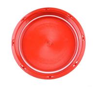 Oniissy Cubierta de tanque IBC con junta para contenedor de almacenamiento de líquidos de polipropileno de 1000 L, tapa de tanque roja para IBC de plástico, bolsas a granel y latas de pulverización (C
