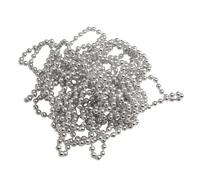 Oniissy Cuerda de cuentas de alambre de perlas de 5 m, para decoración de árbol de Navidad, cuentas decorativas para fiestas estacionales, adorno de temporada de hilo largo flexible (plata)