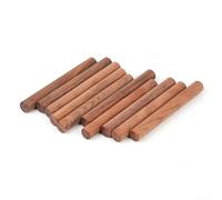 Oniissy Ebony Rosewood Red Sandalwood - Espiga redonda para troncos de 8/10/12 mm, madera de sándalo rojo de ébano, para hacer muebles, manualidades y decoración (palisandro de 12 mm)