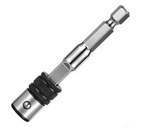 Oniissy Extensión Rod de la broca de la caña hexagonal de 6.35m m, adaptador del zócalo del acero de carbono con la cerradura del cambio rápido para el conductor del impacto y las herramientas