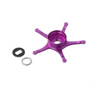 Oniissy Five Star Drag - Conjunto de mango de 62 mm para carretes de pesca ABU BF7 BF8 ib7 ib8 y Zenon, pieza de repuesto de metal para modelos de 3.5 generación (morado zurdo)