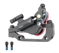 Oniissy Freno de disco mecánico delantero y trasero para carretera y bicicletas, frenos de doble pinza con cuerpo de aleación de aluminio de alta resistencia, presión de aceite de pistón grande (freno