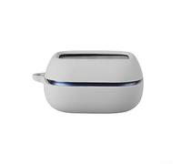 Oniissy Funda de silicona para JBL LIVE BUDS 4, funda protectora de silicona, resistente a los arañazos, funda ligera para auriculares, funda de transporte compacta (gris)