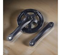 Oniissy Juego de bielas de plato único para pedalier cónico cuadrado, 48T/40T/52T, juego de brazo de manivela de 170 mm compatible con bicicleta de carretera, Fixie y E-para bicicleta (40T)