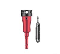 Oniissy Juego de brocas de profundidad ajustable de aleación de aluminio para perforación de metal y madera, para control de profundidad, varios tamaños, instalación de cambio rápido, tratamiento