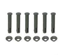 Oniissy Juego de juntas de repuesto y sello de goma de acero para piscina, juego de juntas para Best-way P61796 60 mm de largo, conector de piscina de plástico, color gris (6 juegos)