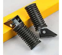 Oniissy Juego de reposapiés delantero y trasero para motocicleta, clavijas de aleación para un uso duradero, diseño plegable, reemplazo directo compatible con la mayoría de motocicletas y eléctricas