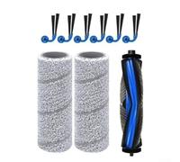 Oniissy Kit de accesorios de repuesto | Para Ecovacs X11 OMNICYCLONE Robot Aspirador | Cepillo principal en forma de V, 6 cepillos laterales, 2 rodillos de fregona piezas de limpieza