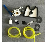 Oniissy Kit de carburador de repuesto con junta, línea de combustible y filtro de aire compatible con modelos 125BV, 125B, 125BX para soplador de jardín al aire libre