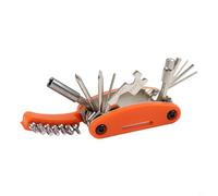 Oniissy Kit de herramientas plegable multifuncional 21 en 1 para reparación de montaña, multiherramienta portátil de acero al carbono de 8,5 x 4,2 x 2,5 cm con funciones de reparación de neumáticos