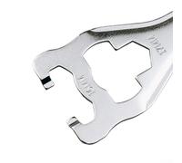 Oniissy Llave de eje de bicicleta para extracción de cono de eje inferior y cubo para herramienta de eje de acero compatible con bloqueo de casete para instalación de anillo, 206 x 53 x 14 mm