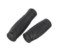 Oniissy Mangos de manillar de montaña para bicicletas de adultos, opciones de longitud de 125 mm y 90 mm, material antideslizante de goma TPR, compatible con manubrio de 22.2 mm para plegar, (negro